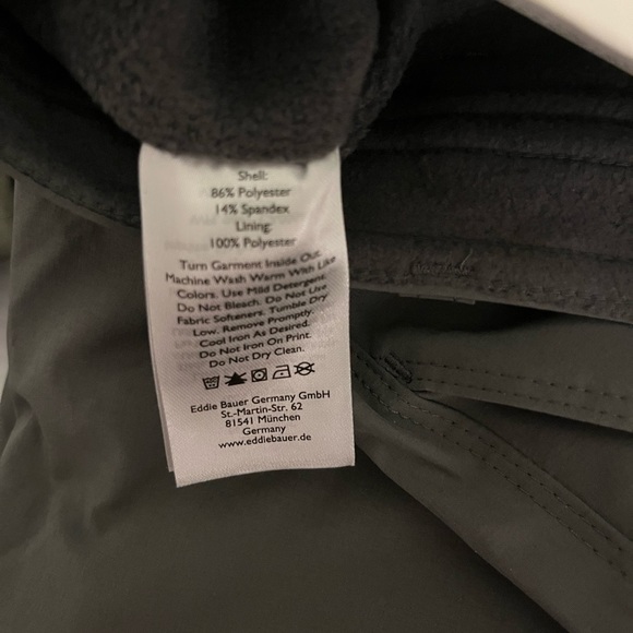 Eddie Bauer Grey Flexion Fleece Lined Pants, size 8 - Picture 9 of 9